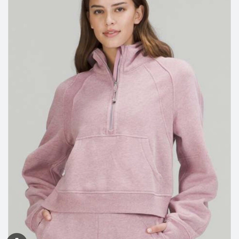 Lululemon Pink Taupe Scuba Hoodie